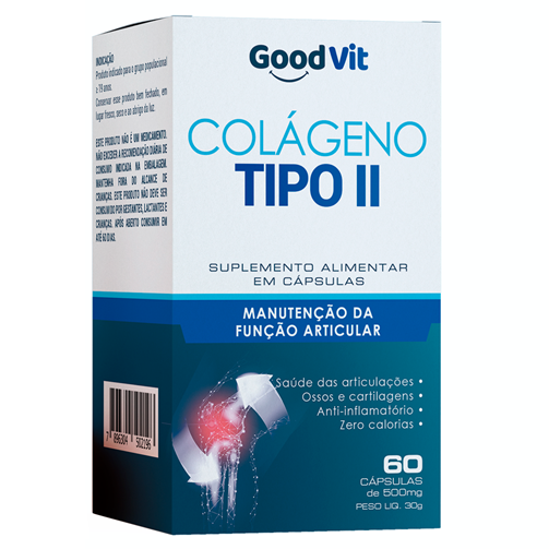 Good Vit Colágeno T2 Fortalecimento E Firmeza Da Pele 60 Cps