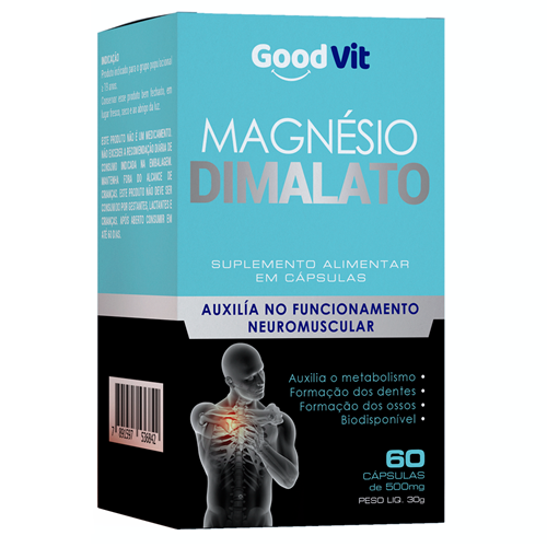 Good Vit Magnésio Dimalato 260mg 60 Caps