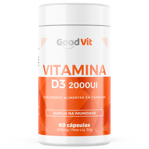 GOOD VIT VITAMINAS D3 2000UI 60 CÁPSULAS
