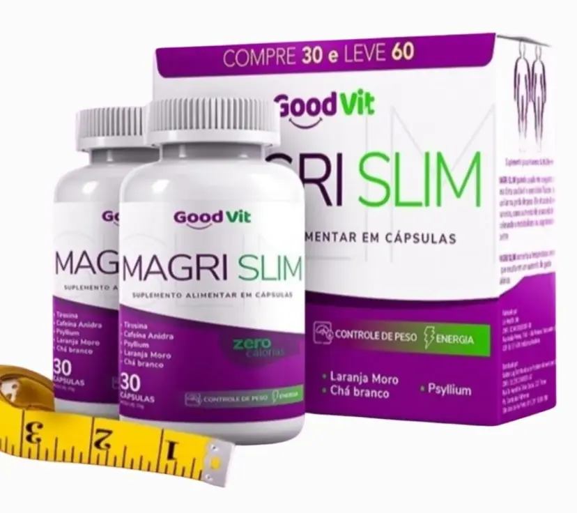 Good Vit MAGRI SLIM Compre 30 leve 60 Cps com Psyllium